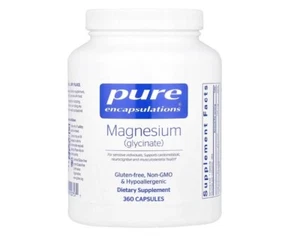 Pure Encapsulations Magnesium Glycinate, 120 mg, 360 capsules - Picture 1 of 2