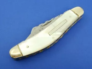 VINTAGE CUSTOM STAN SHAW SS 73 G IBBERSON ENGLAND SOWBELLY POCKET KNIFE KNIVES - Picture 1 of 14