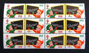 WX 191 MNH Weihnachtssiegel - 1958 (siehe Beschreibung) - Bild 1 von 2