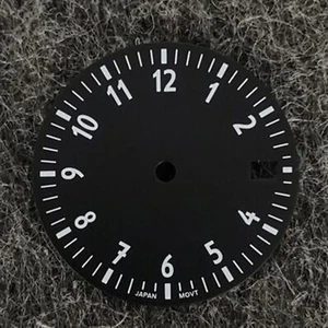 Calendario singolo luminoso verde 28,5 mm/senza calendario per movimento NH35/36/4R/7S - Foto 1 di 11