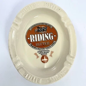 Cenicero de porcelana Bitter Beer Ale para montar en barril publicidad HCW Promots Brewiana - Imagen 1 de 5