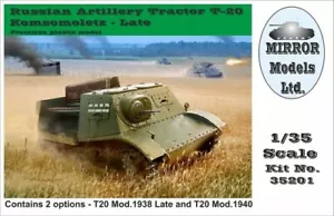 Espejo MR-35201 1/35 tractor de artillería ruso T-20 Komsomolets tardío - Imagen 1 de 1