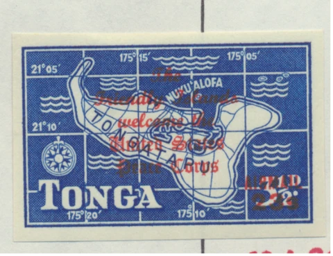 Tonga Stamp Scott #C36, Mint Hinged Cover