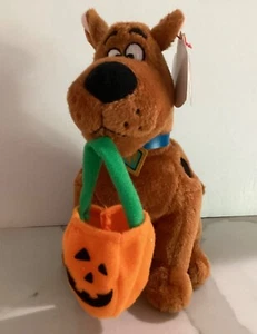 2009 Ty SCOOBY DOO Halloween Trick or Treat Beanie Baby - 7” NEW - Picture 1 of 4