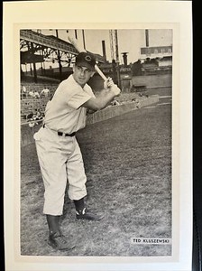 Vintage Cincinnati Reds 1954 Ted Kluszewski All Star Picture Pack Photo Baseball