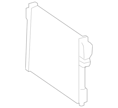 Radiador delantero original Mercedes Benz S600 S63 AMG S550 2010-2013 OE 2215003403 Foto 1 de 3