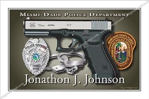 Police,MIAMI-DADE,Department,Sheriff,County,EUROCOPTER,Retirement,badge,gift - Picture 1 of 11