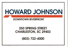 1996 Charleston Riverdogs Team Issue 9632 Checklist Howard Johnson Baseball Card