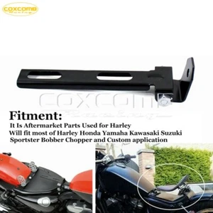 Universal Motorcycle Solo Seat Bracket Mounting Kit for Harley Chopper Bobber - Picture 1 of 9