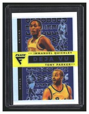 2020  Panini Flux #27 Immanuel Quickley / Tony Parker Knicks / Spurs NBA