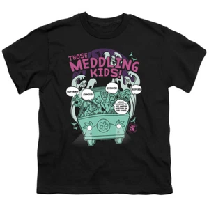 SCOOBY DOO MEDDLING SINCE 1969 Licensed Kids Boys Girls Graphic Tee Shirt SM-XL - Picture 1 of 3