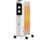 Costway Radiant Heater Adjustable Thermostat+Auto ShutOff+Tip-Over Safety Switch