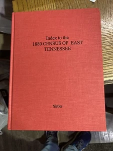 Index to the 1880 Census of East Tennessee by Sistler - Picture 1 of 8