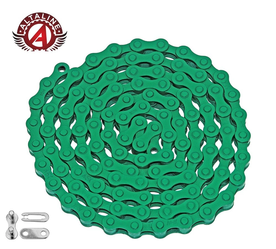 CADENA BICICLETA LODO VERDE DE UNA SOLA VELOCIDAD BICICLETA BMX SCHWINN STINGRAY CRUISER DE COLECCIÓN Foto 1 de 1