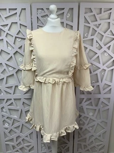 Ladies Dress Size 12 New In The Style Stone - Picture 1 of 3