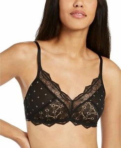 Calvin Klein Women’s Unlined Bralette Black Style QF5471 Pick Size - Picture 1 of 2