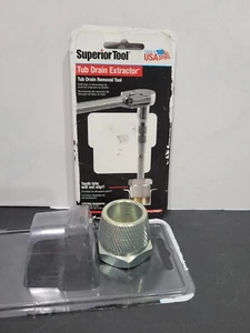 Superior Tool 5255 Tub Drain Extractor Tool, 1/2" Jaw Opening - Picture 1 of 6