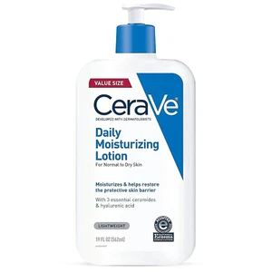 CeraVe Loción Hidratante Diaria para Piel Seca | Cuerpo 19 Onzas (Pack de 1) - Imagen 1 de 11