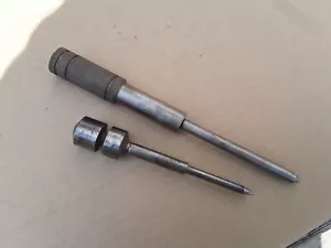 Handmade Steel Punches 2 Pcs Vintage Metal Working Hand Tools Mechanics Autobody - Picture 1 of 1