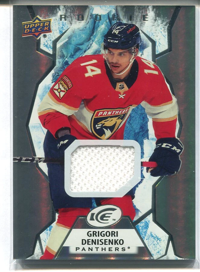 2021-22 UPPER DECK UD ICE ROOKIE #146 GRIGORI DENISENKO JERSEY