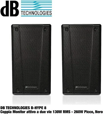 DB TECHNOLOGIES B-HYPE 8 (Coppia) CASSA ATTIVA 8" 260W - Immagine 1 di 3
