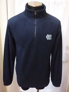 Red Oak "North Carolina Chapel Hill University" Navy Blue Fleece Shirt Men S - Picture 1 of 10