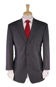 Gianni Versace Classic V2 Vintage 90's Solid Gray 3-Btn Wool Suit 36S 38S - Picture 1 of 11
