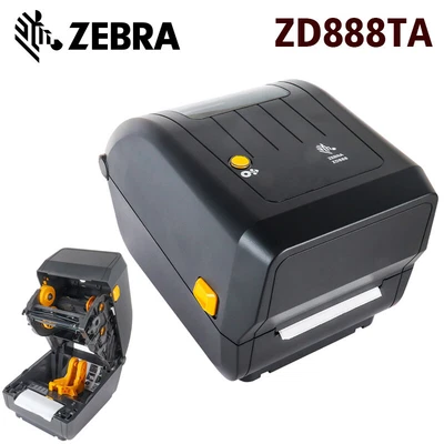Zebra ZD888TA Desktop Thermal Barcode Printer 203dpi /300dpi USB Printing - Image 1 of 4