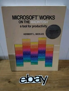 ¡Solo funciona en el libro Macintosh retro vintage de Microsoft! Apple 1991 raro genial - Imagen 1 de 4
