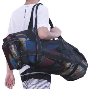 Large Capacity Duffel Bag Travel Swimming Gym Bag Summer Mesh Dive Bag - Picture 1 of 7