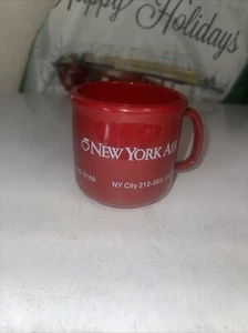 Vintage New York Air Coffee Mug.  Big Apple 70’s-80’s Primo - Picture 1 of 6