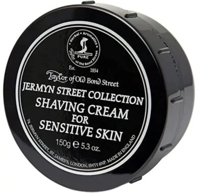 Crema de afeitar Taylor of Old Bond Street Jermyn Street 150 gm para piel sensible Reino Unido Foto 1 de 4