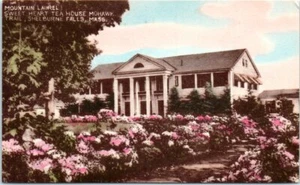 Vtg Handcolored MA Postcard Sweet Heart Tea House Mohawk Trail Shelburne Falls - Picture 1 of 2