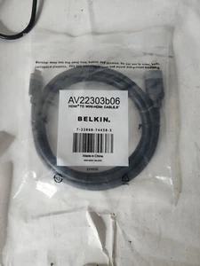 Belkin 6 ft HDMI to Mini-HDMI Cable AV22303b06 - Picture 1 of 2