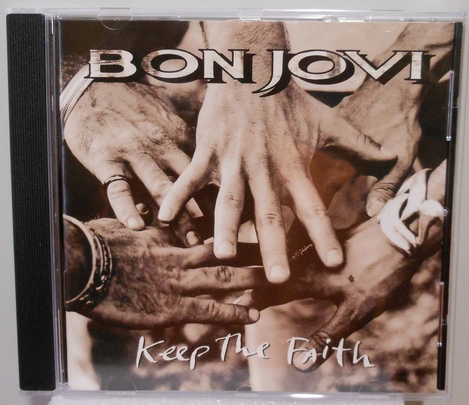 Bon Jovi CD Keep The Faith Starkes Album mit 13 Tracks PolyGram 1992 Original - Bild 1 von 1