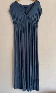 Vestido Largo THE WHITE COMPANY Mezcla Viscosa Gris Oscuro Azulado Talla M Mediano - Imagen 1 de 4