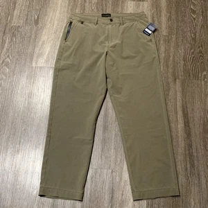 Lucky brand stretch knit pants Olive Green. Men’s Size 33×30 NWT! - Picture 1 of 12