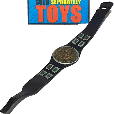 CINTURÓN CAMPEONATO DE LUCHA LIBRE WWF Hulk Hogan original 1984 LJN accesorio negro de colección Foto 1 de 4