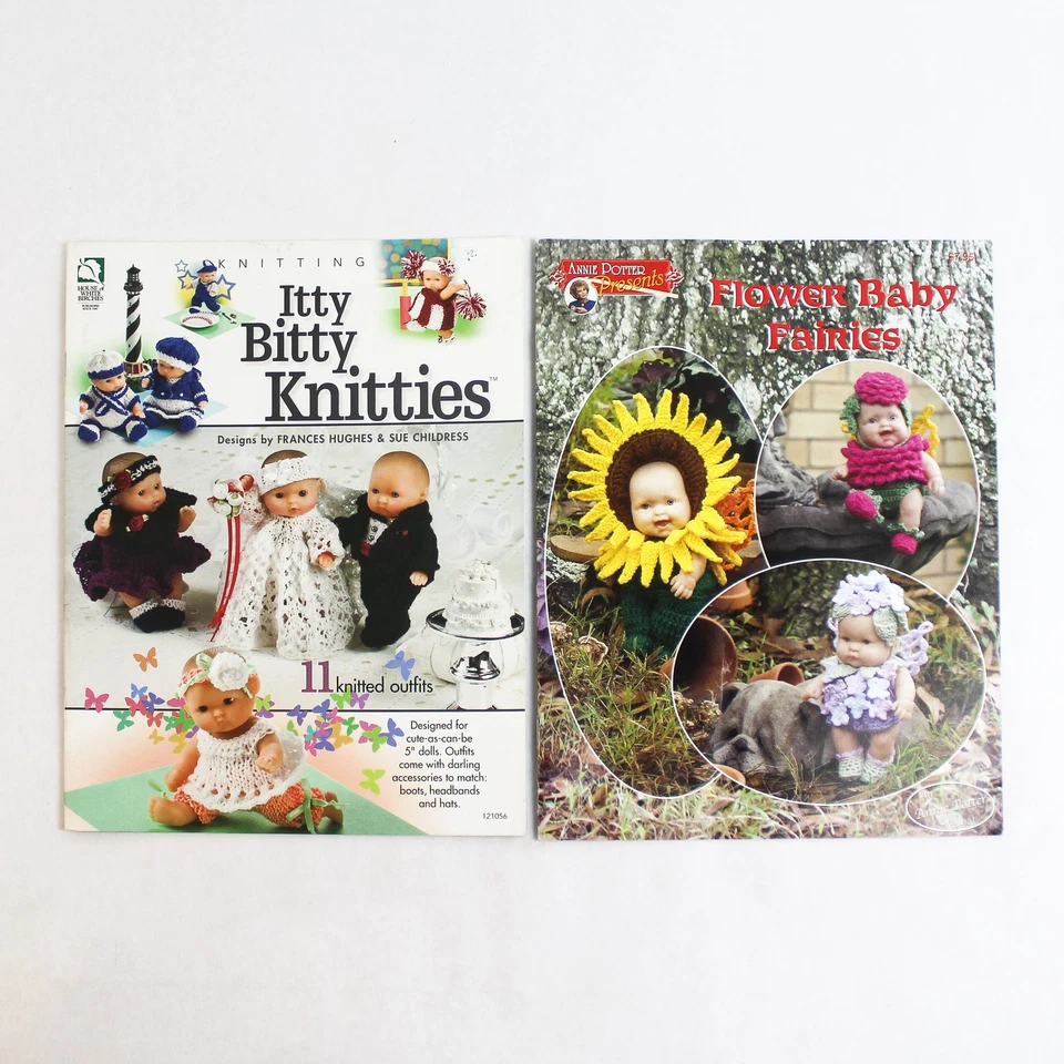 Lot Of 2 Knitting Pattern Books for Dolls 2002 And 2010 - Image 1 of 4