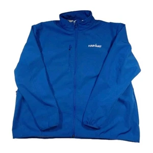 Clique Harvard Jacket Mens XXL Blue Full Zip Softshell Lightweight - Picture 1 of 16