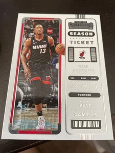 2022-23 Panini Contenders - Season Ticket Bam Adebayo #63 - Bild 1 von 1