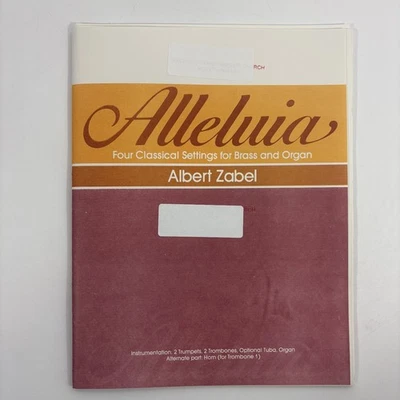 Alleluia 黄铜和风琴分数完整零件 Zabel 4 古典设置 — 第 1/4 张图片