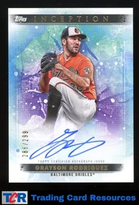 2024 Topps Inception #BRES-GR Grayson Rodriguez Autographs #/299 - Picture 1 of 2