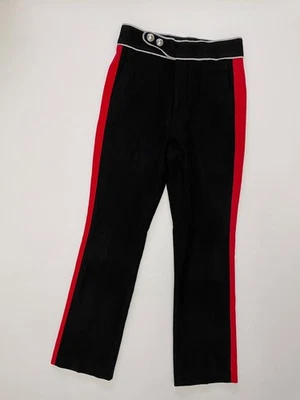 Rabanne x H&M Men’s Pants Wool Lined Black Red Striped Size EU 44 / US 30R - Image 1 of 4