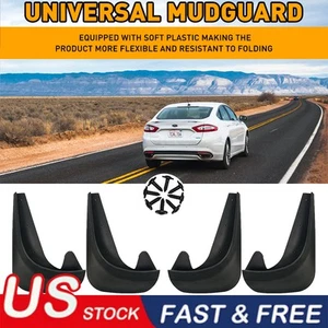 Juego de 4 piezas guardabarros universales para coche guardabarros delantero trasero repuesto con hardware - Imagen 1 de 10