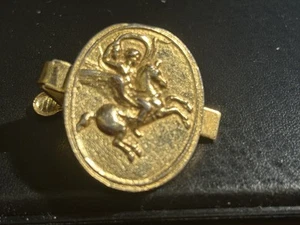 ANTIQUE MEDALLION TIE CLIP - MUSEUM REPLICA - Picture 1 of 5