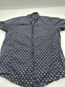 Saks Fifth Avenue Button Up Shirt Men Aop Multicolor Large ..#32584 - Picture 1 of 8
