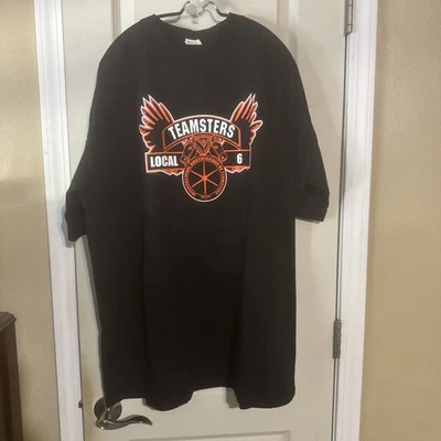 "Cofre vintage XXL Teamsters Local 6 hecho en EE. UU. Union Line hecho en Unión 50"" 32"" de largo" Foto 1 de 4