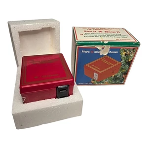 Vintage Mr Christmas the Lights and Sounds of Christmas Music 120 rot funktioniert - Bild 1 von 18