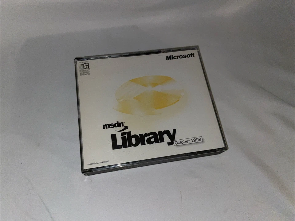 Microsoft msdn Library October 1999 ~ CD-ROM 3 Disc For Windows 98 NT - Image 1 of 4